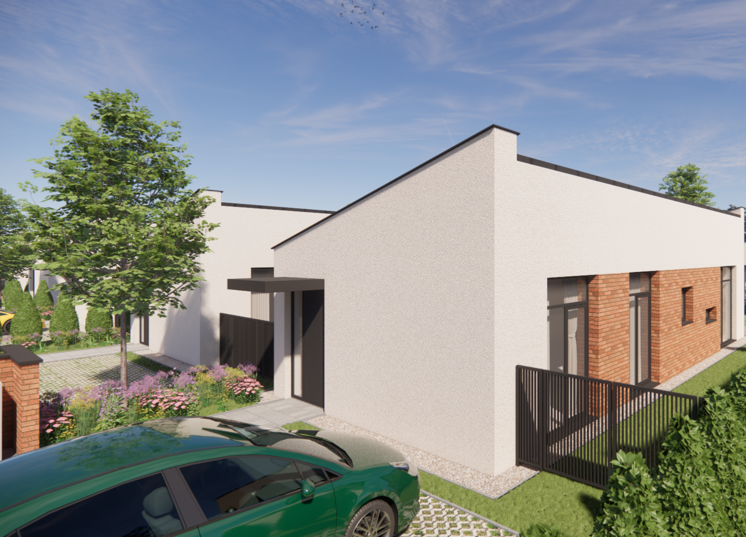 Ideálne  bývanie pre mladú rodinku, bungalov Kompakt Family s pozemkom 453 m2