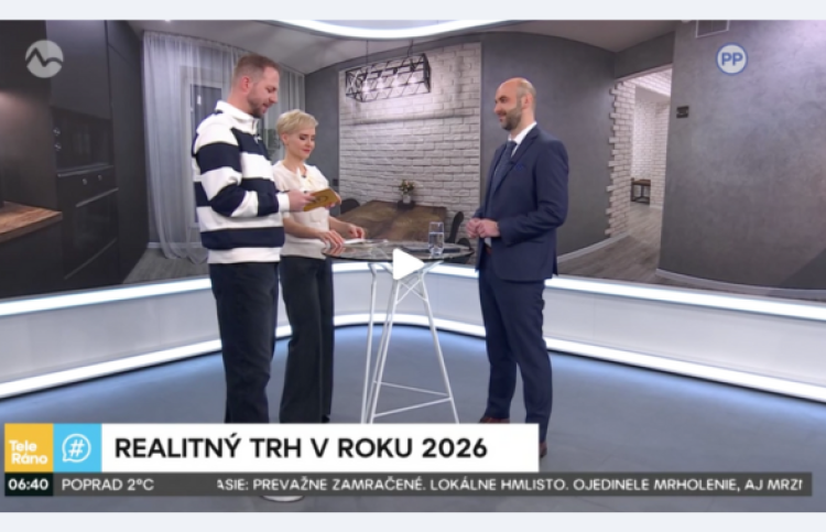 Rozhovor s naším maklérom Lukášom Kozákom v Teleráne na Markíze